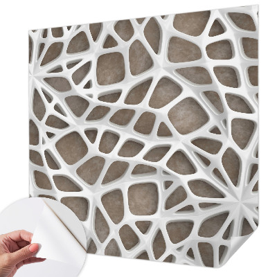 Moderná tapeta na stenu Čipkovaná sieť