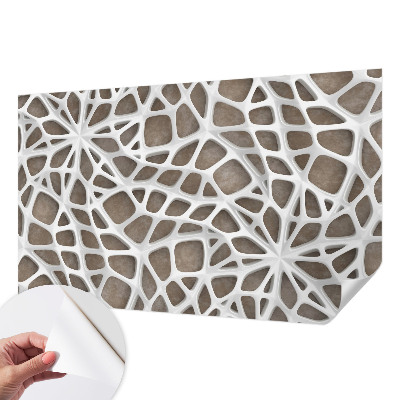 Moderná tapeta na stenu Čipkovaná sieť