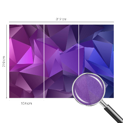 Fototapeta pre dievča Fialové trojuholníky