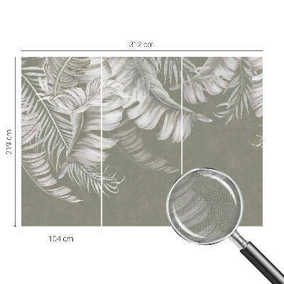Samolepiaca fototapeta Jemné listy
