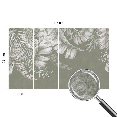 Samolepiaca fototapeta Jemné listy