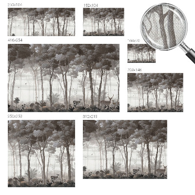 Samolepiaca tapeta Lesná mágia