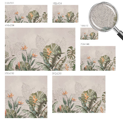 Fotografická tapeta samolepiaca Tropické kvety