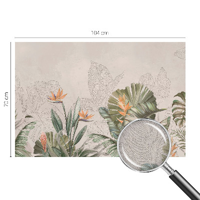 Fotografická tapeta samolepiaca Tropické kvety