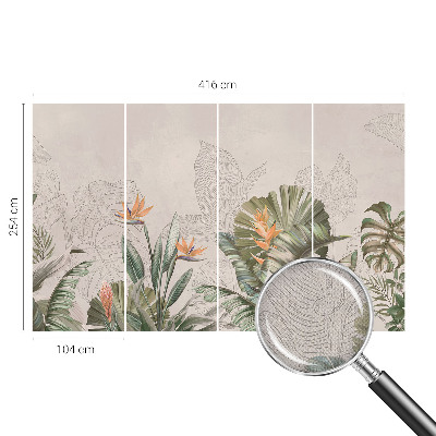 Fotografická tapeta samolepiaca Tropické kvety