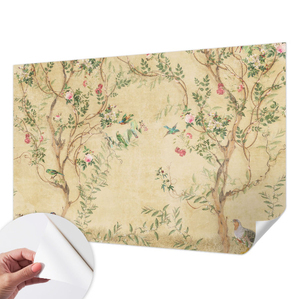 Moderná tapeta na stenu Kvetinové akcenty