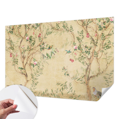 Moderná tapeta na stenu Kvetinové akcenty