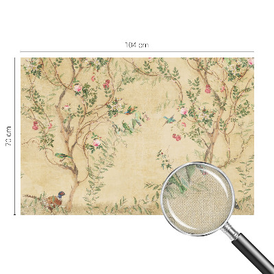 Moderná tapeta na stenu Kvetinové akcenty