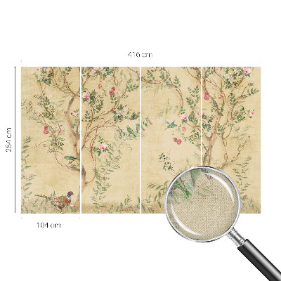 Moderná tapeta na stenu Kvetinové akcenty