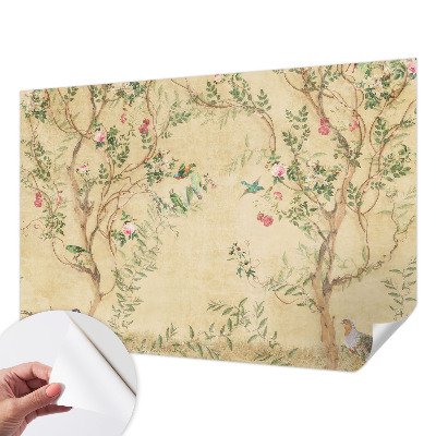 Moderná tapeta na stenu Kvetinové akcenty