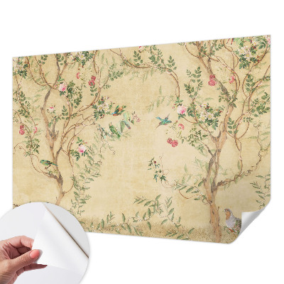 Moderná tapeta na stenu Kvetinové akcenty