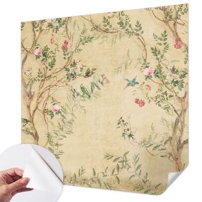 Moderná tapeta na stenu Kvetinové akcenty