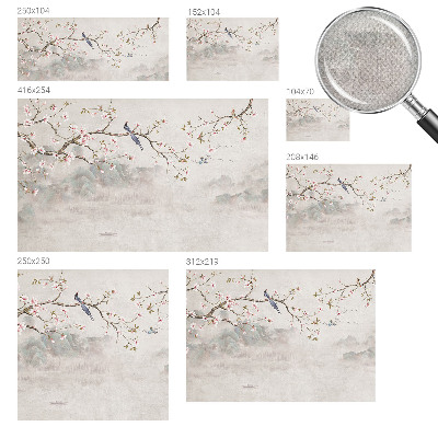 Samolepiaca tapeta Orientálna krajina