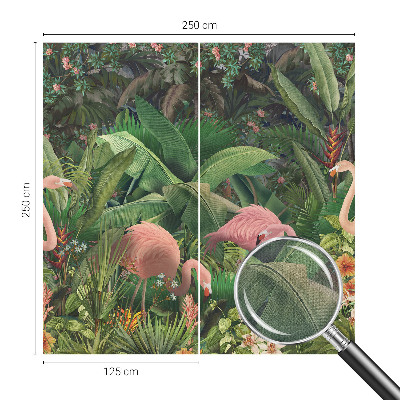 Tapeta do obývačky Ružové plameniaky