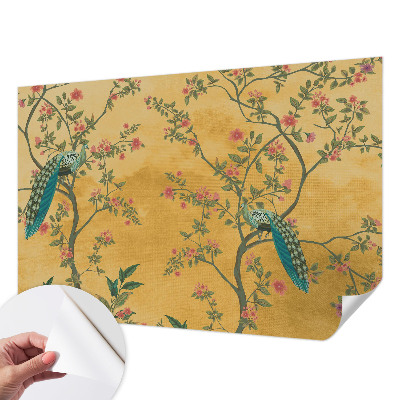 Samolepiaca fototapeta do spálne Pávy