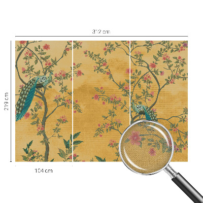 Samolepiaca fototapeta do spálne Pávy