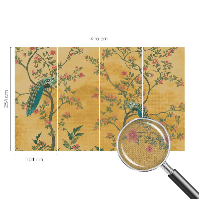 Samolepiaca fototapeta do spálne Pávy