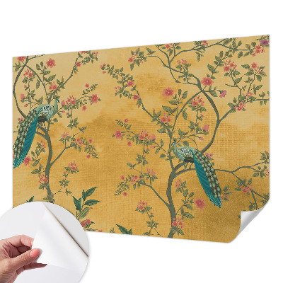 Samolepiaca fototapeta do spálne Pávy