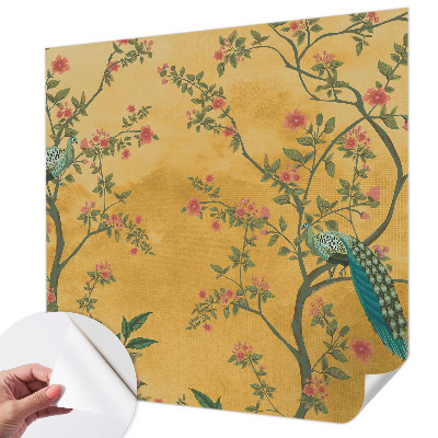 Samolepiaca fototapeta do spálne Pávy