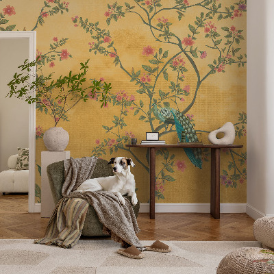 Samolepiaca fototapeta do spálne Pávy