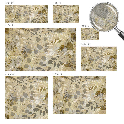 Samolepiaca fototapeta do detskej izby Listy vetvičky