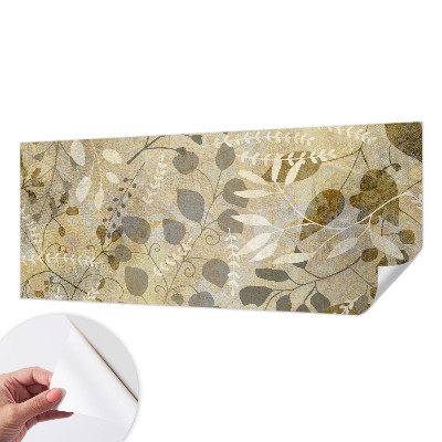 Samolepiaca fototapeta do detskej izby Listy vetvičky