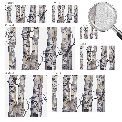 3D fototapeta Osikový les