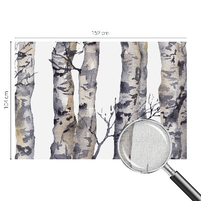 3D fototapeta Osikový les