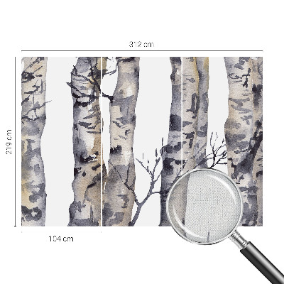 3D fototapeta Osikový les