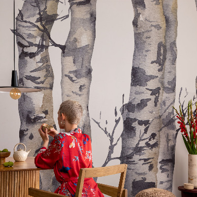 3D fototapeta Osikový les