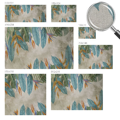 3D tapeta Tropické kvety