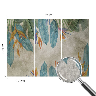 3D tapeta Tropické kvety