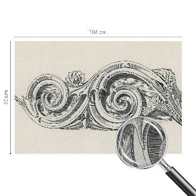 3D tapeta na stenu Rastlinná ozdoba