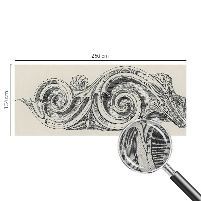 3D tapeta na stenu Rastlinná ozdoba