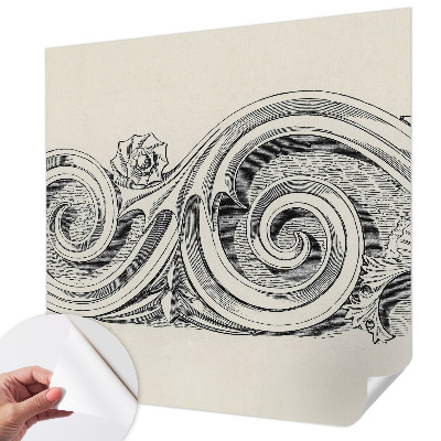 3D tapeta na stenu Rastlinná ozdoba