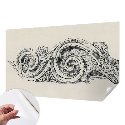 3D tapeta na stenu Rastlinná ozdoba