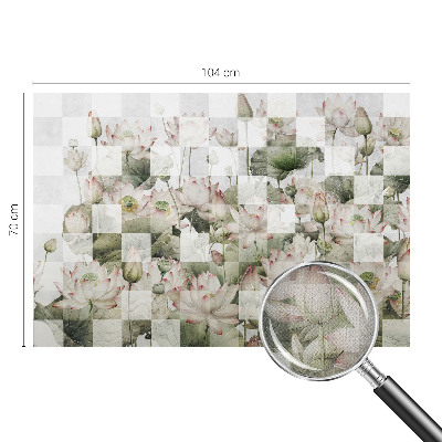 Samolepiaca fototapeta Lotosové vzory