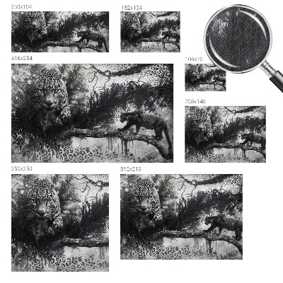 Tapety na stenu samolepiace Abstraktné leopardy