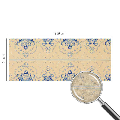 Samolepiaca fototapeta do obývačky Modré ozdoby