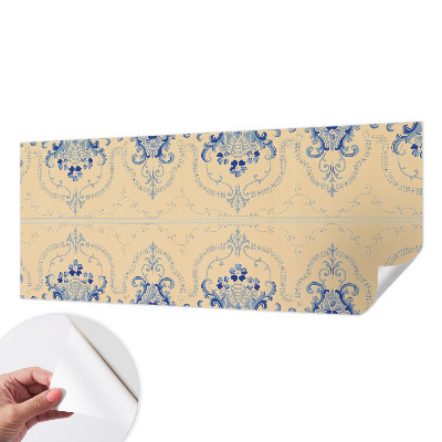 Samolepiaca fototapeta do obývačky Modré ozdoby