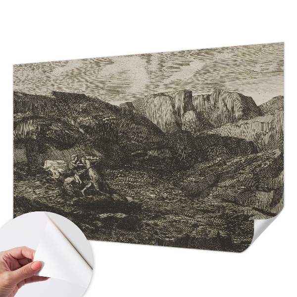 Samolepiaca fototapeta do spálne Horská cesta