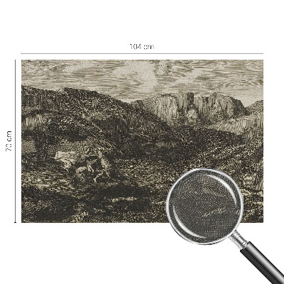 Samolepiaca fototapeta do spálne Horská cesta