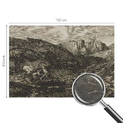 Samolepiaca fototapeta do spálne Horská cesta