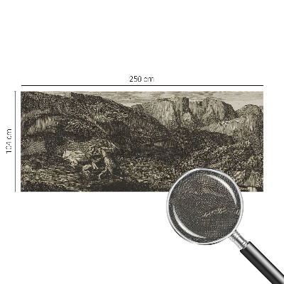 Samolepiaca fototapeta do spálne Horská cesta