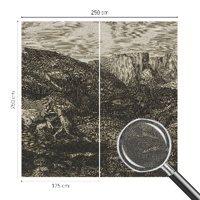 Samolepiaca fototapeta do spálne Horská cesta