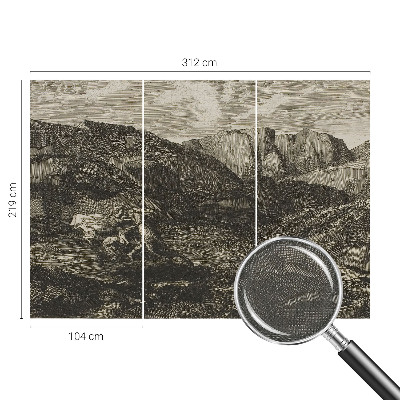 Samolepiaca fototapeta do spálne Horská cesta