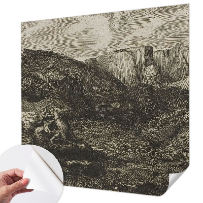 Samolepiaca fototapeta do spálne Horská cesta