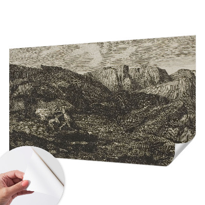 Samolepiaca fototapeta do spálne Horská cesta