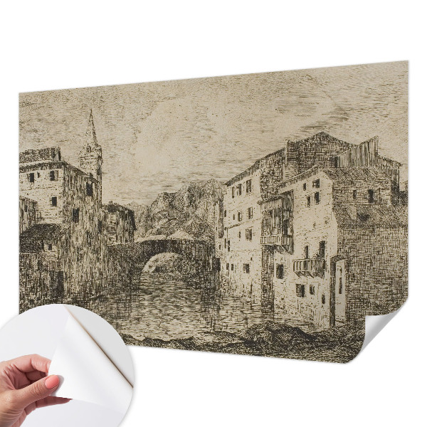 Samolepiaca fototapeta do detskej izby Panoráma mesta