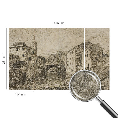 Samolepiaca fototapeta do detskej izby Panoráma mesta